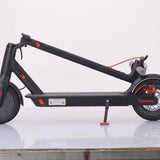 Folded Hypeflow E1 electric scooter for easy portability