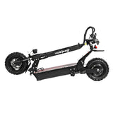 Folded Hypeflow FL1 electric scooter for convenient storage
