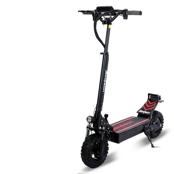 LED lights on Hypeflow FL1 enhancing visibility at night